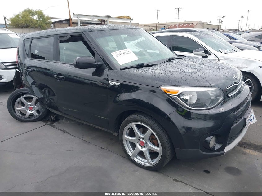 2019 Kia Soul VIN KNDJP3A57K7006013 IAAI salvage auction — REAR END, Salvage Title, sold $575 on 2026-07-22 (photo 1)