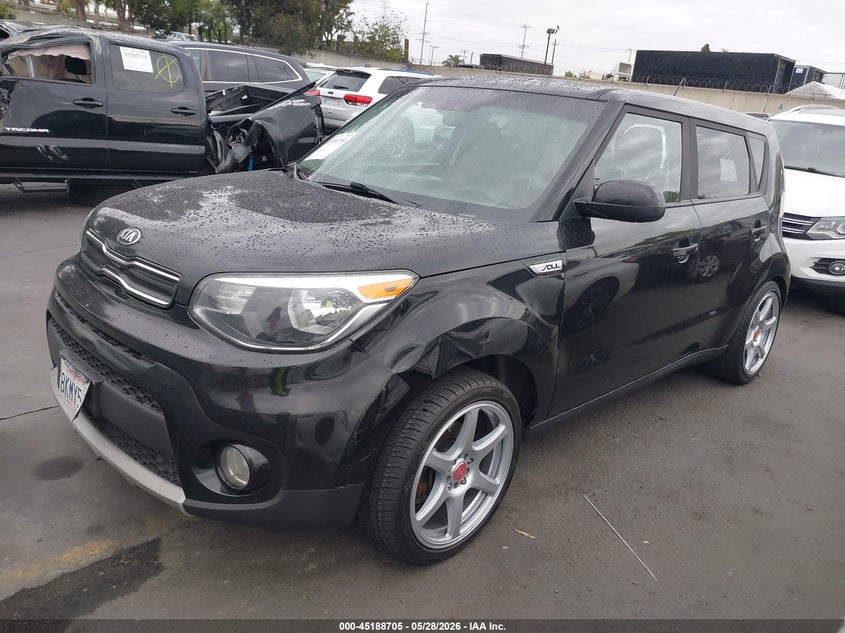 2019 Kia Soul VIN KNDJP3A57K7006013 IAAI salvage auction — REAR END, Salvage Title, sold $575 on 2026-07-22 (photo 2)