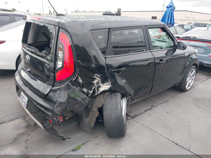 2019 Kia Soul VIN KNDJP3A57K7006013 IAAI salvage auction — REAR END, Salvage Title, sold $575 on 2026-07-22 (photo 4)