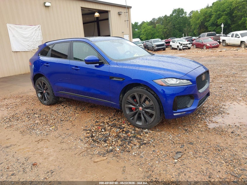 2019 Jaguar F-pace VIN SADCM2FV6KA610227 IAAI salvage auction — REAR END, Salvage (North Carolina), sold $6,200 on 2026-07-27 (photo 1)