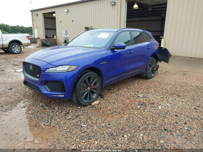 2019 Jaguar F-pace VIN SADCM2FV6KA610227 IAAI salvage auction — REAR END, Salvage (North Carolina), sold $6,200 on 2026-07-27 (photo 2)