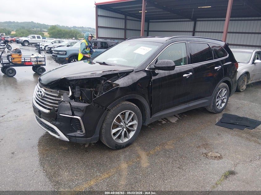 2019 Hyundai Santa fe VIN KM8SMDHF0KU302697 IAAI salvage auction — FRONT END, Salvage (Missouri), sold $1,300 on 2026-07-16 (photo 2)