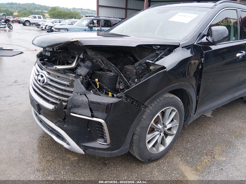 2019 Hyundai Santa fe VIN KM8SMDHF0KU302697 IAAI salvage auction — FRONT END, Salvage (Missouri), sold $1,300 on 2026-07-16 (photo 6)