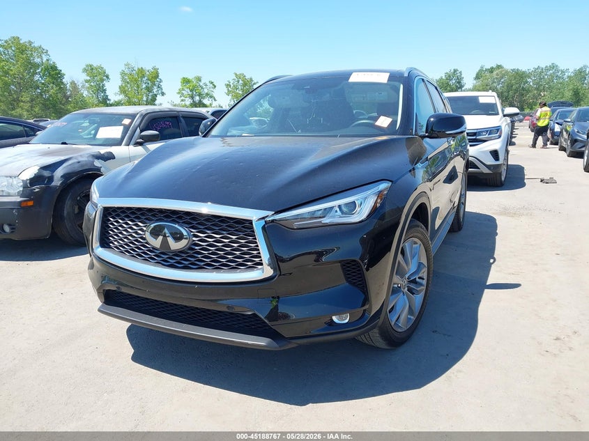 2021 Infiniti Qx50 VIN 3PCAJ5CB4MF127126 IAAI salvage auction — HAIL, Salvage Title, sold $11,550 on 2026-07-14 (photo 2)