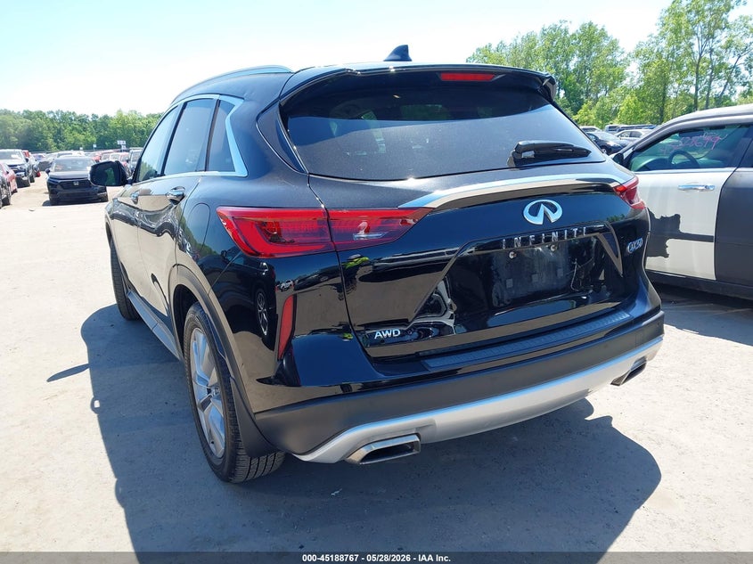 2021 Infiniti Qx50 VIN 3PCAJ5CB4MF127126 IAAI salvage auction — HAIL, Salvage Title, sold $11,550 on 2026-07-14 (photo 3)