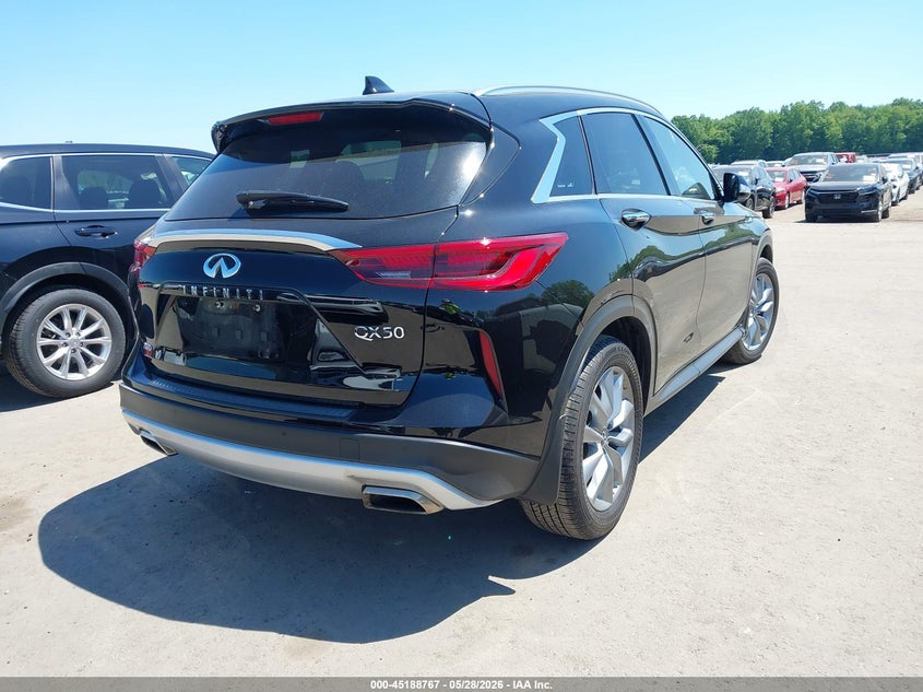 2021 Infiniti Qx50 VIN 3PCAJ5CB4MF127126 IAAI salvage auction — HAIL, Salvage Title, sold $11,550 on 2026-07-14 (photo 4)