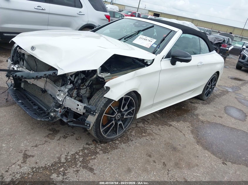 2023 Mercedes-benz C-klasse VIN W1KWK8DB9PG124225 IAAI salvage auction — FRONT END, Original (Texas), sold $3,950 on 2026-07-20 (photo 2)