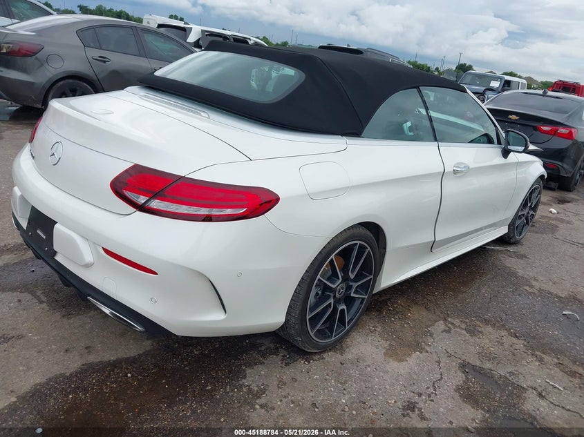 2023 Mercedes-benz C-klasse VIN W1KWK8DB9PG124225 IAAI salvage auction — FRONT END, Original (Texas), sold $3,950 on 2026-07-20 (photo 4)