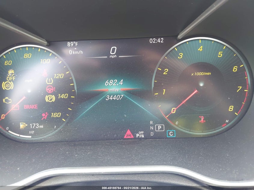 2023 Mercedes-benz C-klasse VIN W1KWK8DB9PG124225 IAAI salvage auction — FRONT END, Original (Texas), sold $3,950 on 2026-07-20 (photo 7)
