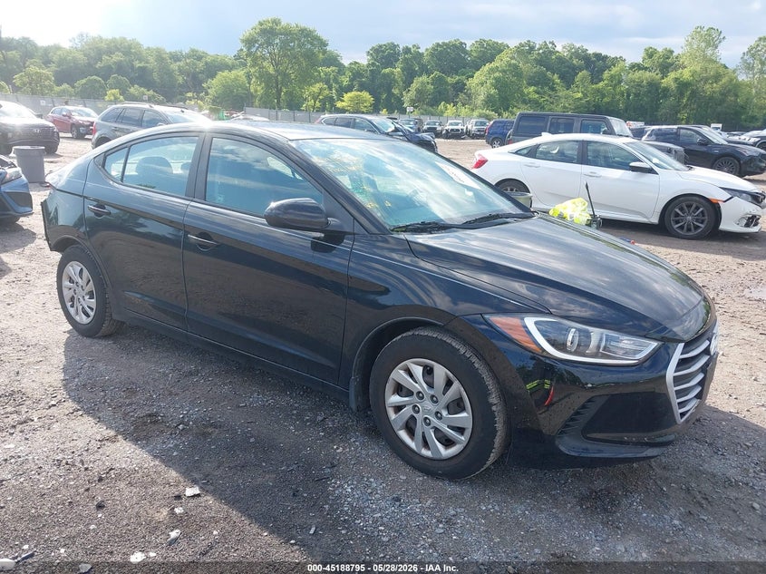 2018 Hyundai Elantra VIN KMHD74LFXJU468893 IAAI salvage auction — REAR END, Salvage Title, sold $2,200 on 2026-07-21 (photo 1)