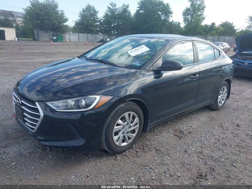 2018 Hyundai Elantra VIN KMHD74LFXJU468893 IAAI salvage auction — REAR END, Salvage Title, sold $2,200 on 2026-07-21 (photo 2)