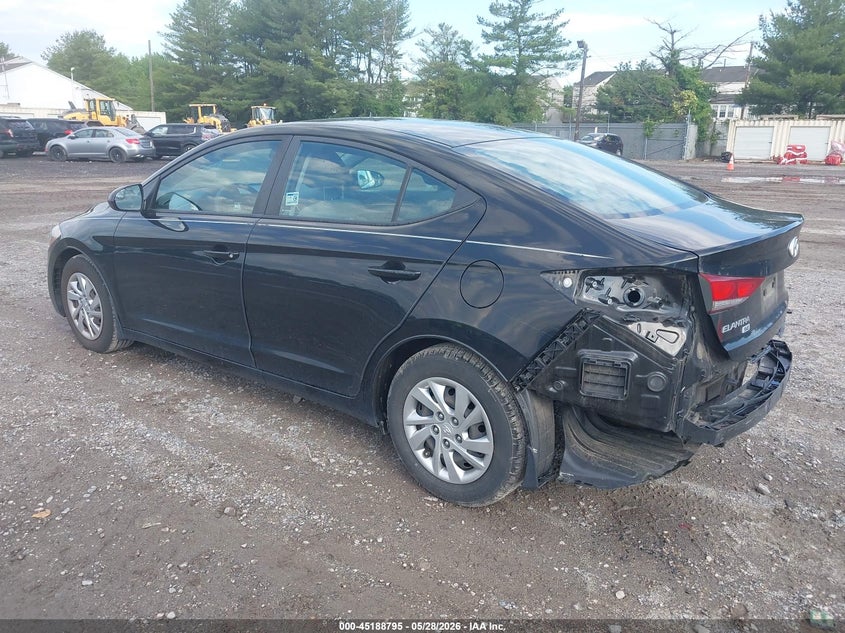 2018 Hyundai Elantra VIN KMHD74LFXJU468893 IAAI salvage auction — REAR END, Salvage Title, sold $2,200 on 2026-07-21 (photo 3)