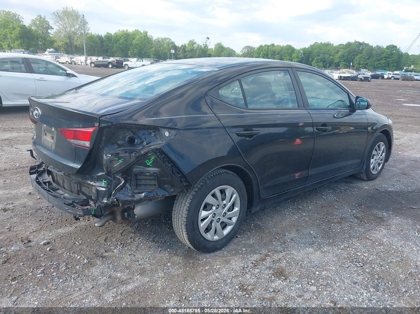 2018 Hyundai Elantra VIN KMHD74LFXJU468893 IAAI salvage auction — REAR END, Salvage Title, sold $2,200 on 2026-07-21 (photo 4)