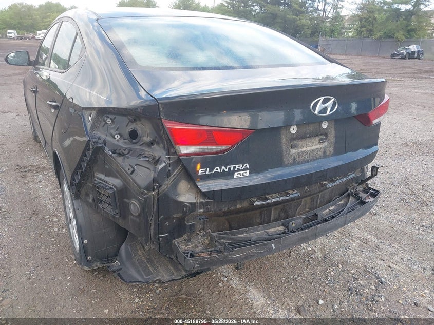 2018 Hyundai Elantra VIN KMHD74LFXJU468893 IAAI salvage auction — REAR END, Salvage Title, sold $2,200 on 2026-07-21 (photo 6)