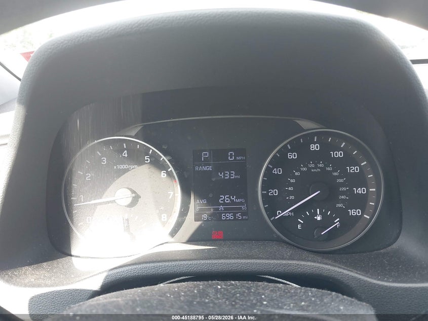 2018 Hyundai Elantra VIN KMHD74LFXJU468893 IAAI salvage auction — REAR END, Salvage Title, sold $2,200 on 2026-07-21 (photo 7)