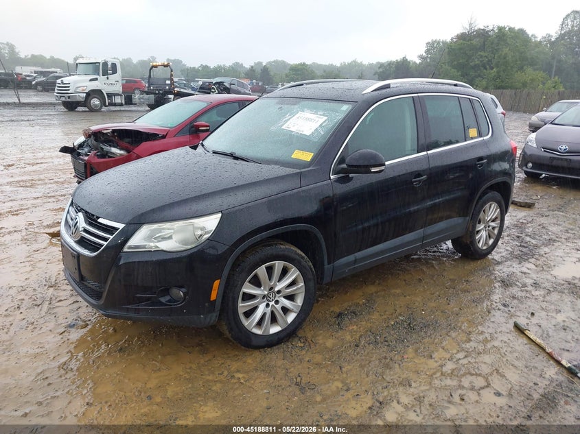 2009 Volkswagen Tiguan VIN WVGBV95N09W000931 IAAI salvage auction — NORMAL WEAR, Clear (Virginia), sold $350 on 2026-07-13 (photo 2)