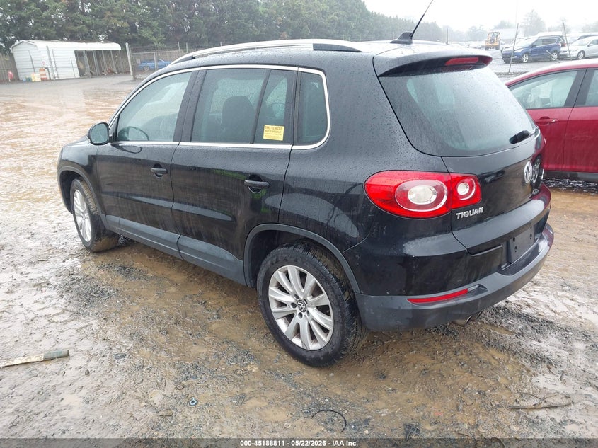 2009 Volkswagen Tiguan VIN WVGBV95N09W000931 IAAI salvage auction — NORMAL WEAR, Clear (Virginia), sold $350 on 2026-07-13 (photo 3)