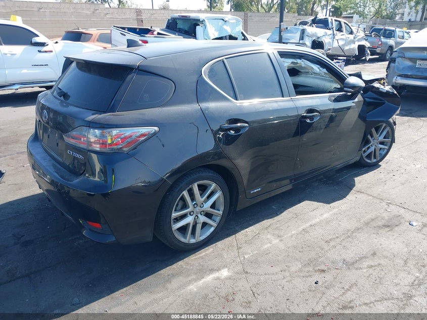2015 Lexus VIN JTHKD5BH1F2249383 IAAI salvage auction — RIGHT FRONT, Salvage Title, sold $675 on 2026-07-10 (photo 4)