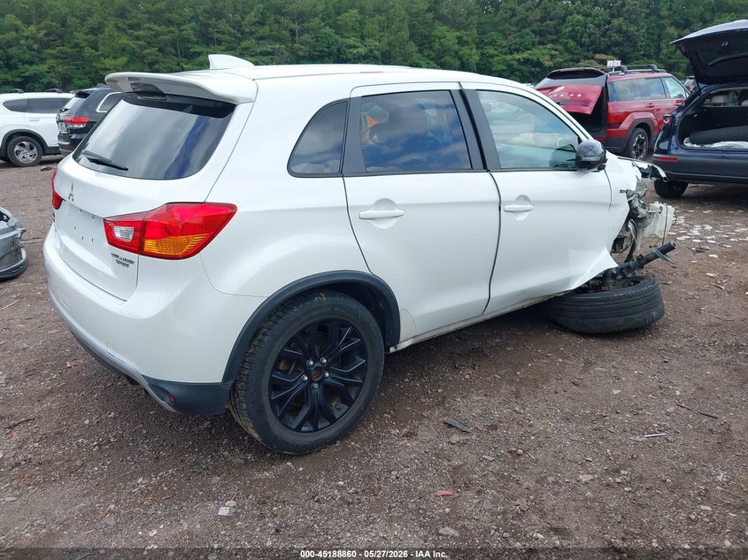 2017 Mitsubishi Outlander VIN JA4AP3AU3HZ044515 IAAI salvage auction — FRONT END, Salvage Title, sold $375 on 2026-07-29 (photo 4)