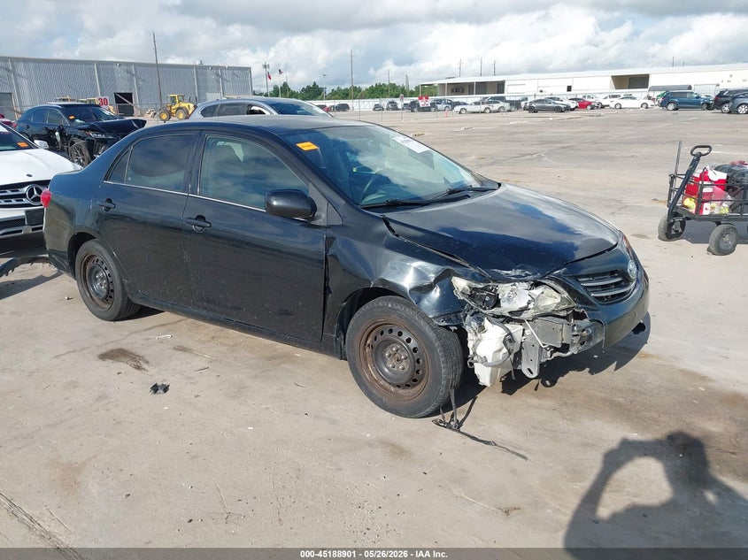 2013 Toyota Corolla VIN 5YFBU4EE2DP161177 IAAI salvage auction — FRONT END, Original (Texas), sold $1,250 on 2026-07-23 (photo 1)