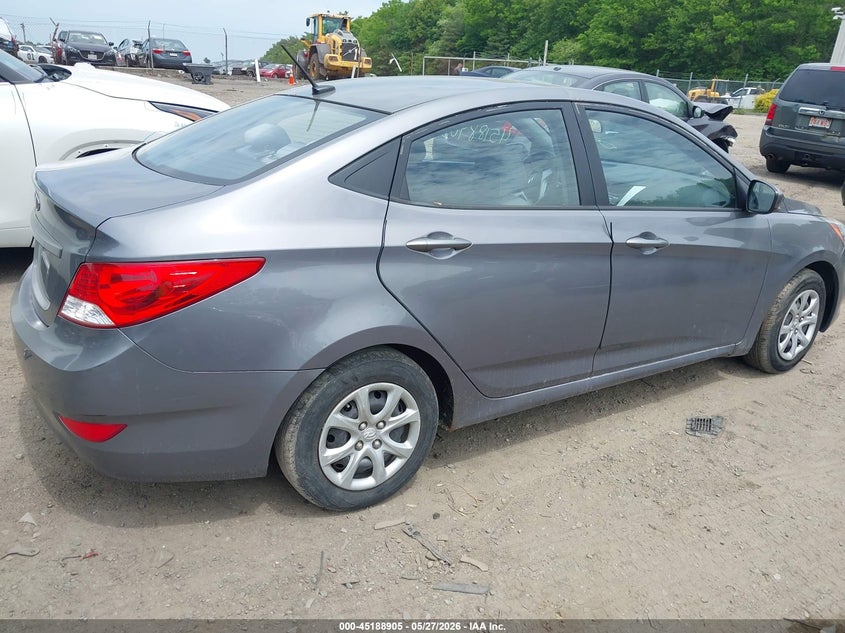 2013 Hyundai Accent VIN KMHCT4AE5DU507542 IAAI salvage auction — FRONT END, Salvage Title, sold $1,425 on 2026-07-21 (photo 4)