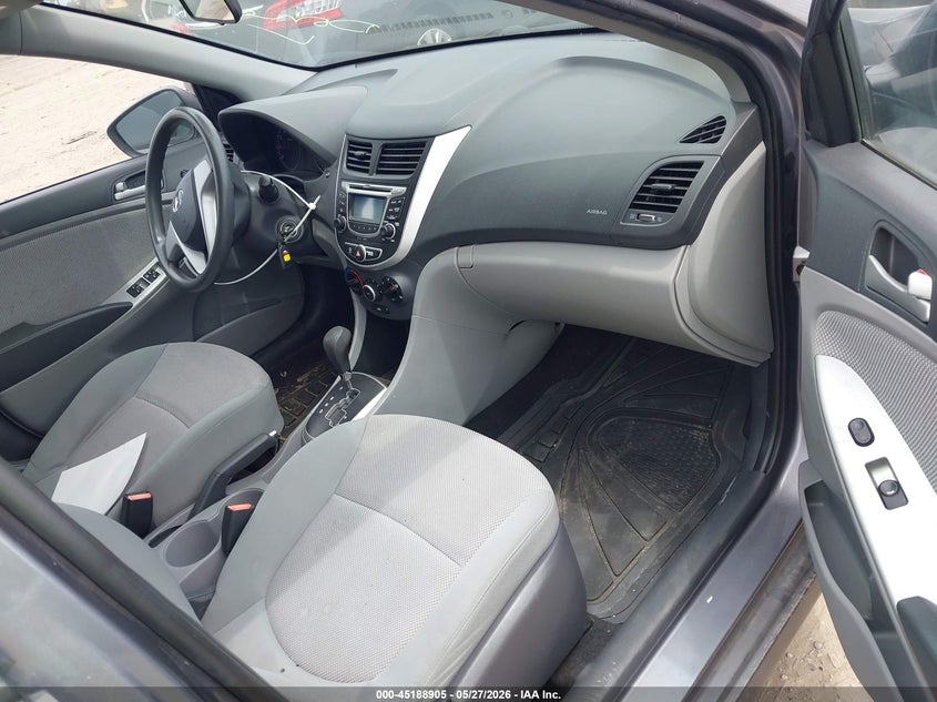 2013 Hyundai Accent VIN KMHCT4AE5DU507542 IAAI salvage auction — FRONT END, Salvage Title, sold $1,425 on 2026-07-21 (photo 5)