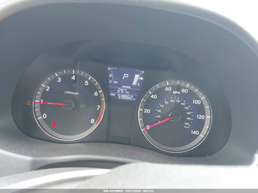 2013 Hyundai Accent VIN KMHCT4AE5DU507542 IAAI salvage auction — FRONT END, Salvage Title, sold $1,425 on 2026-07-21 (photo 7)