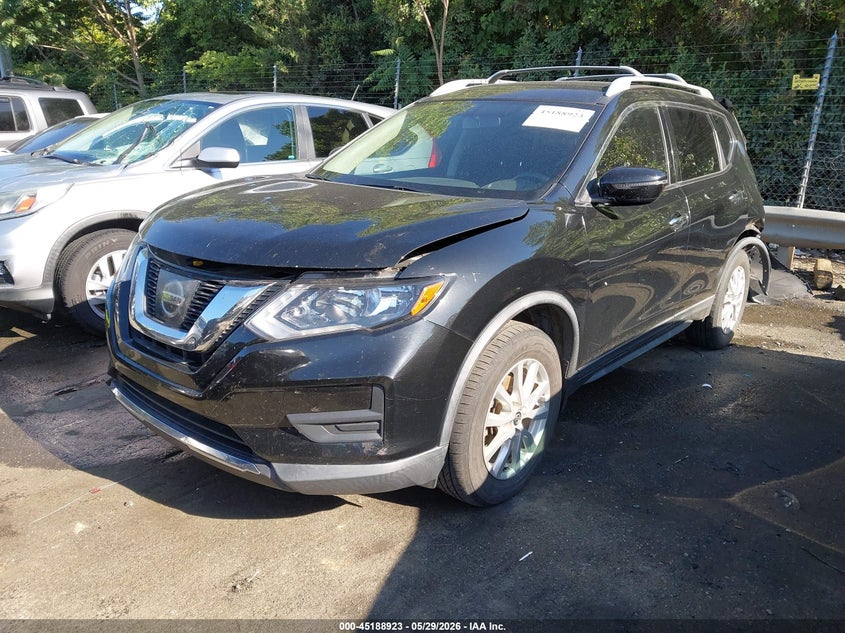 2017 Nissan Rogue VIN KNMAT2MVXHP606440 IAAI salvage auction — REAR END, Salvage Title, sold $1,200 on 2026-07-09 (photo 2)
