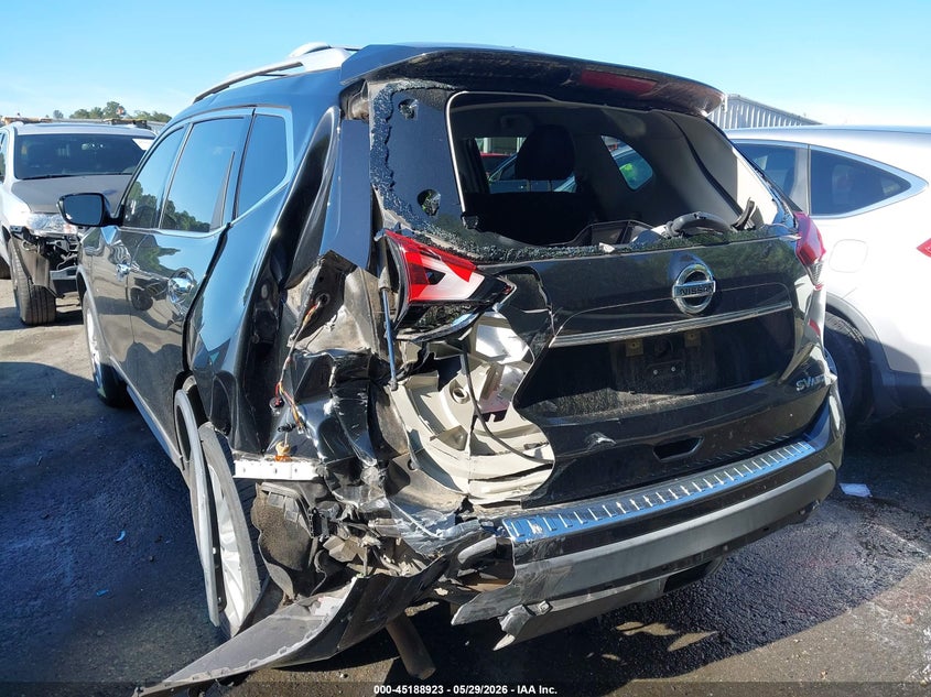 2017 Nissan Rogue VIN KNMAT2MVXHP606440 IAAI salvage auction — REAR END, Salvage Title, sold $1,200 on 2026-07-09 (photo 6)