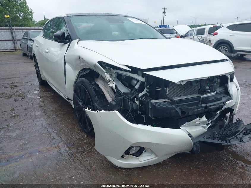 2023 Nissan Maxima VIN 1N4AA6EV5PC508343 IAAI salvage auction — FRONT END, Clear (Oklahoma), sold $7,400 on 2026-07-08 (photo 1)
