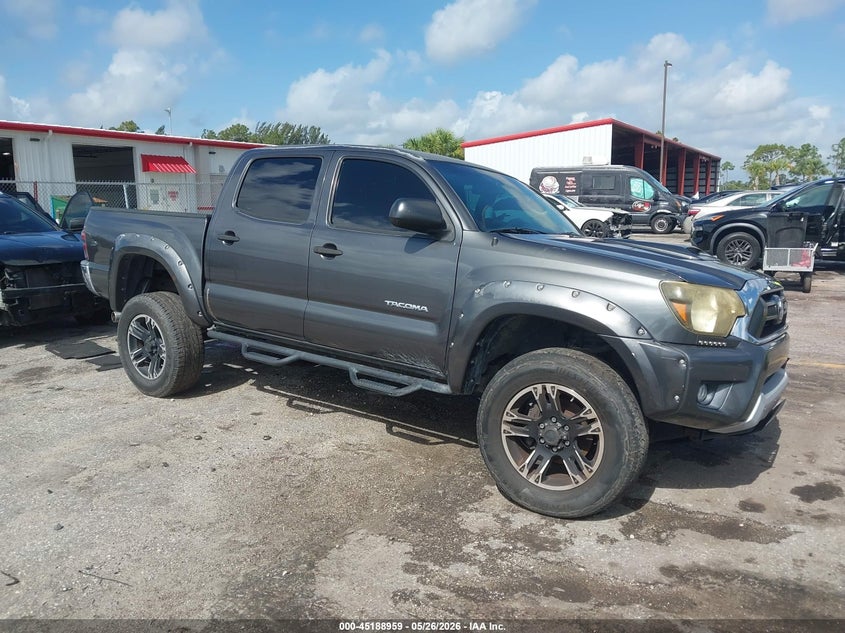 2013 Toyota Tacoma VIN 3TMLU4EN8DM130916 IAAI salvage auction — LEFT FRONT, Rebuildable (Florida), sold $7,200 on 2026-07-25 (photo 1)