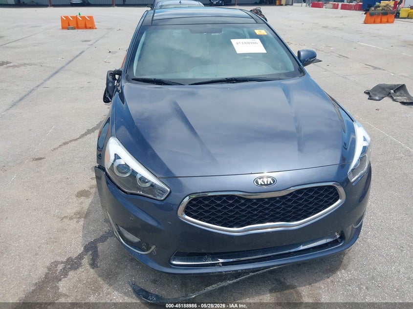 2014 Kia Cadenza VIN KNALN4D74E5123465 IAAI salvage auction — FRONT END, Clear (Indiana), sold $700 on 2026-07-09 (photo 6)