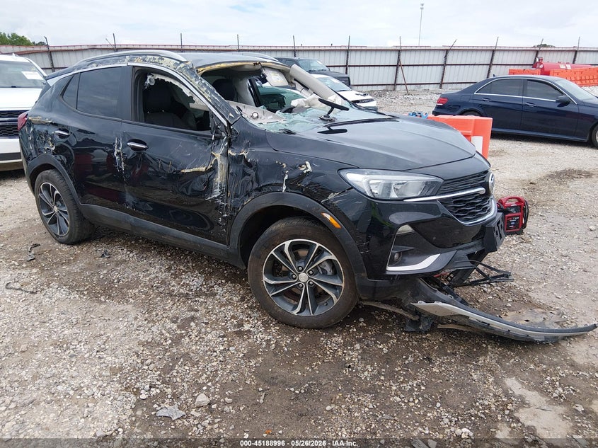 2021 Buick Encore gx VIN KL4MMDS27MB180691 IAAI salvage auction — ROLLOVER, Salvage Title, sold $250 on 2026-07-09 (photo 1)
