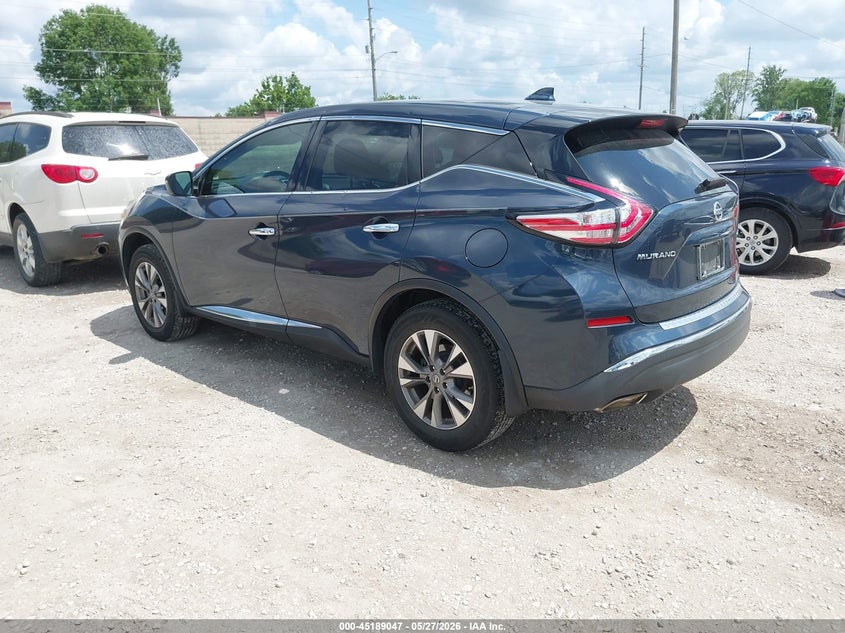 2018 Nissan Murano VIN 5N1AZ2MHXJN145455 IAAI salvage auction — HAIL, Salvage Title, sold $4,200 on 2026-07-27 (photo 3)