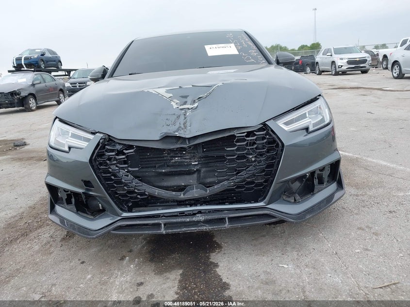 2018 Audi S4 VIN WAUC4AF47JA116757 IAAI salvage auction — FRONT END, Regular (South Dakota), sold $900 on 2026-07-28 (photo 6)