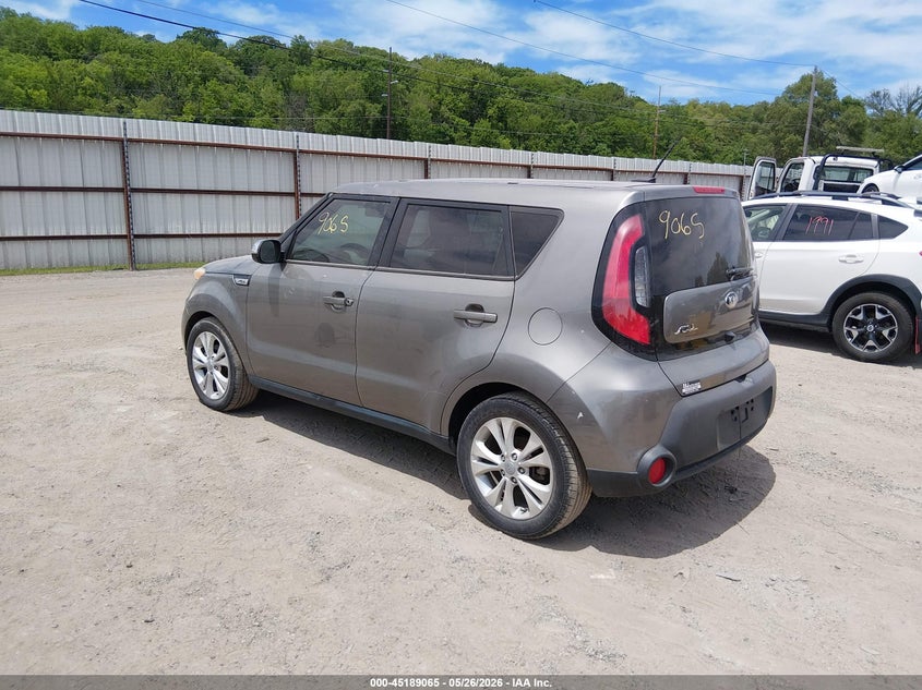 2014 Kia Soul VIN KNDJP3A55E7027558 IAAI salvage auction — NORMAL WEAR, Regular Certificate (Iowa), sold $675 on 2026-07-13 (photo 3)