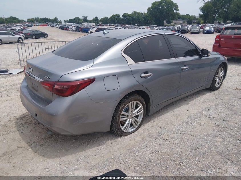 2018 Infiniti Q50 VIN JN1EV7AR6JM432120 IAAI salvage auction — NORMAL WEAR, Salvage Title, sold $4,200 on 2026-09-02 (photo 4)