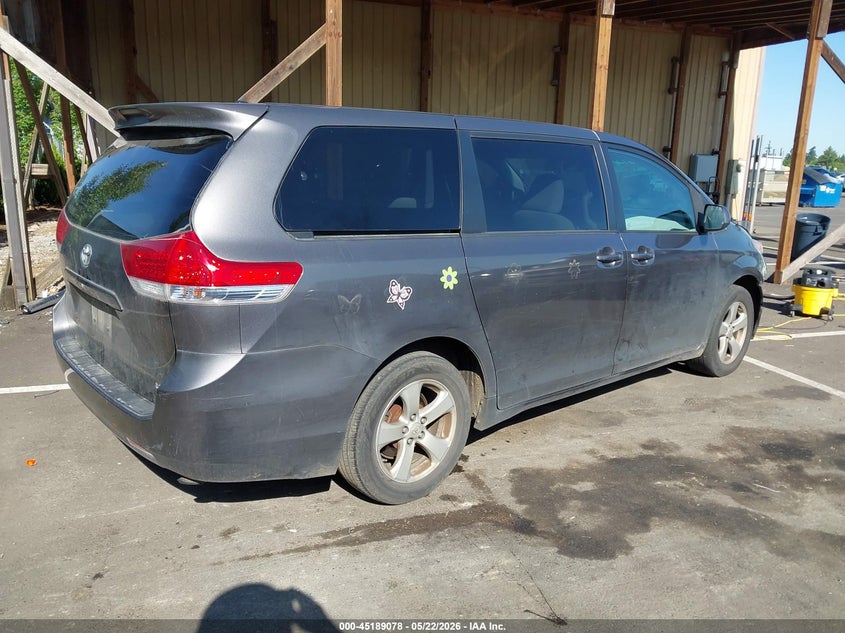 2012 Toyota Sienna VIN 5TDKA3DC1CS010758 IAAI salvage auction — FRONT END, Salvage (Oregon), sold $2,100 on 2026-07-09 (photo 4)