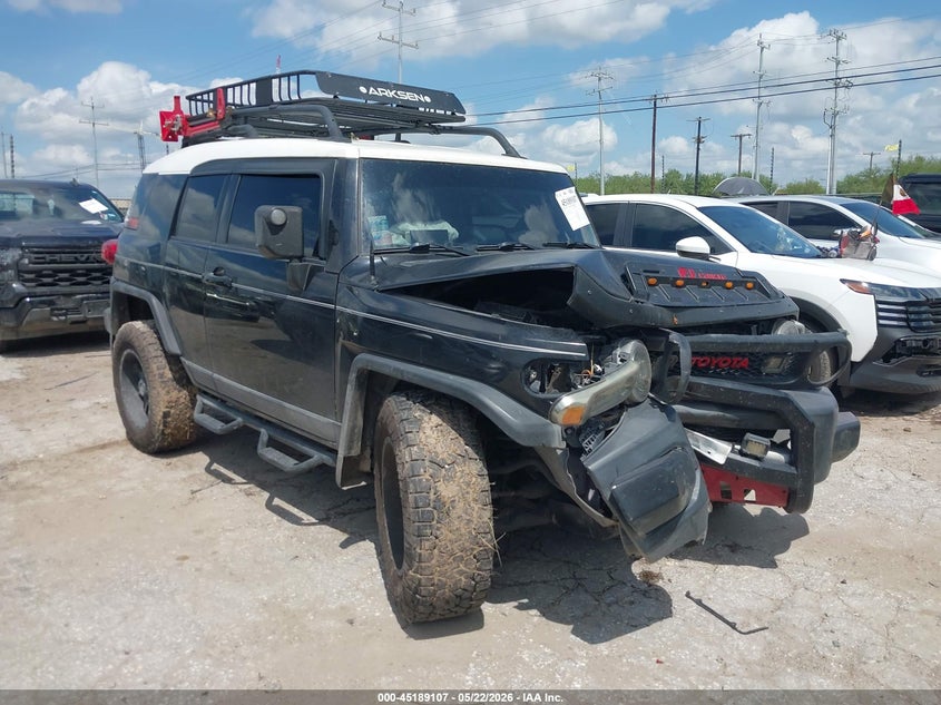 2013 Toyota Fj cruiser VIN JTEZU4BF7DK012818 IAAI salvage auction — FRONT END, Salvage (Texas), sold $3,550 on 2026-07-29 (photo 1)