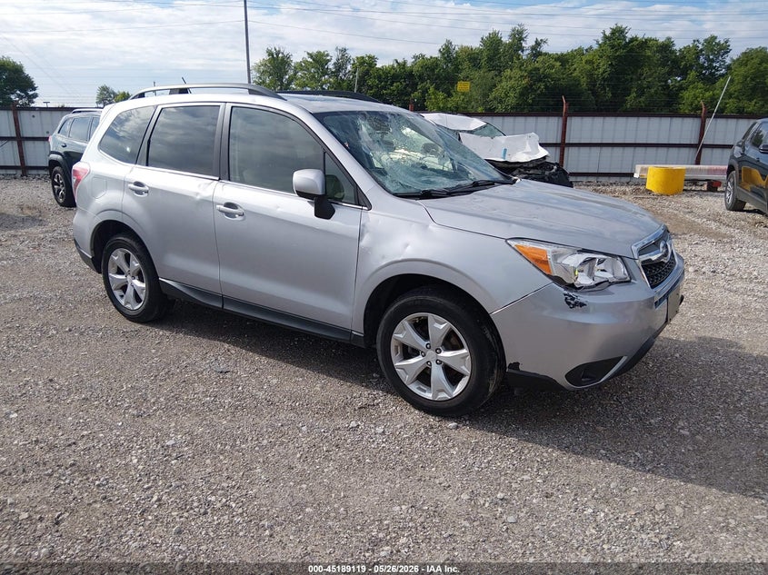 2014 Subaru Forester VIN JF2SJAHC5EH554770 IAAI salvage auction — HAIL, Clear (Missouri), sold $1,250 on 2026-07-13 (photo 1)