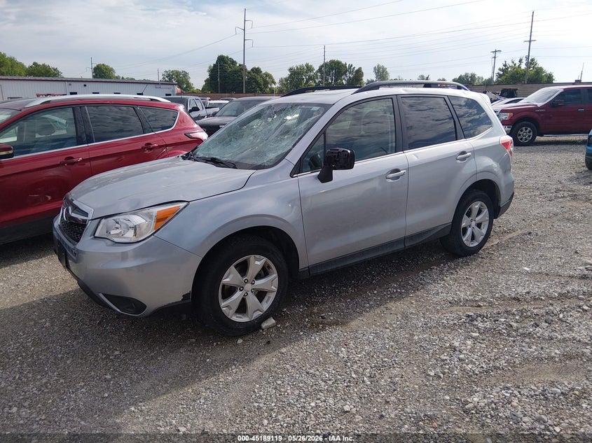 2014 Subaru Forester VIN JF2SJAHC5EH554770 IAAI salvage auction — HAIL, Clear (Missouri), sold $1,250 on 2026-07-13 (photo 2)