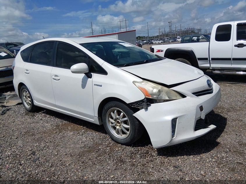 2012 Toyota Prius v VIN JTDZN3EU8C3177176 IAAI salvage auction — FRONT END, Salvage Title, sold $2,850 on 2026-08-01 (photo 1)