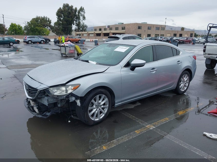 2016 Mazda 6 VIN JM1GJ1U55G1402883 IAAI salvage auction — FRONT END, Salvage Title, sold $1,800 on 2026-07-13 (photo 2)