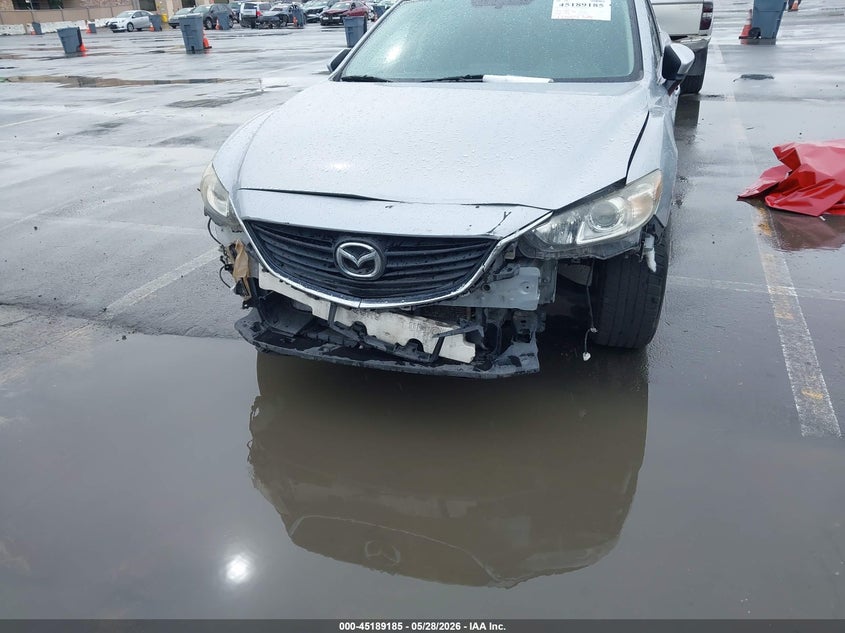 2016 Mazda 6 VIN JM1GJ1U55G1402883 IAAI salvage auction — FRONT END, Salvage Title, sold $1,800 on 2026-07-13 (photo 6)