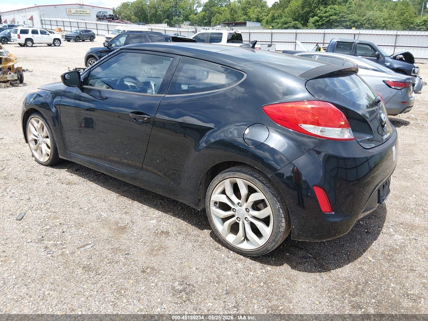 2013 Hyundai Veloster VIN KMHTC6AD7DU167877 IAAI salvage auction — NORMAL WEAR, Clear (Louisiana), sold $725 on 2026-07-13 (photo 3)
