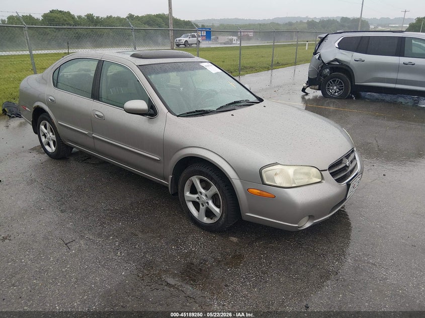 2001 Nissan Maxima VIN JN1CA31A01T314429 IAAI salvage auction — REAR END, Salvage (Missouri), sold $375 on 2026-07-16 (photo 1)