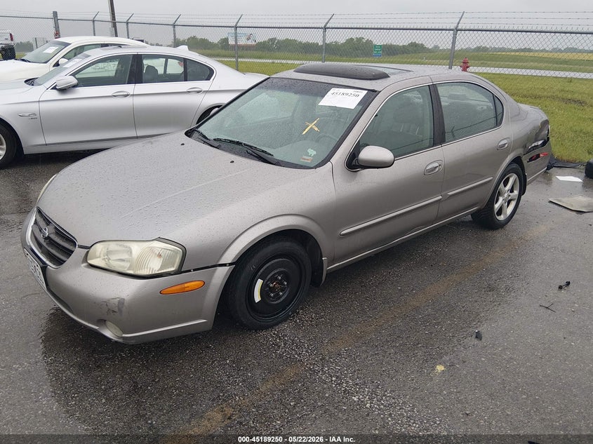 2001 Nissan Maxima VIN JN1CA31A01T314429 IAAI salvage auction — REAR END, Salvage (Missouri), sold $375 on 2026-07-16 (photo 2)