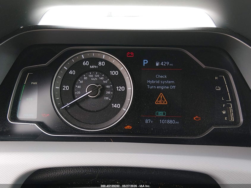 2020 Hyundai Ioniq VIN KMHC65LC6LU229371 IAAI salvage auction — THEFT, Salvage Title, sold $4,250 on 2026-07-24 (photo 7)