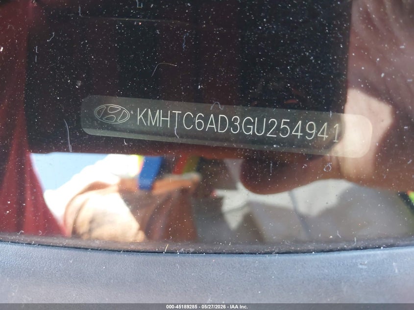 2016 Hyundai Veloster VIN KMHTC6AD3GU254941 IAAI salvage auction — RIGHT FRONT, Salvage Title, sold $875 on 2026-07-14 (photo 9)