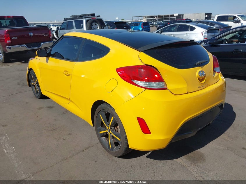 2016 Hyundai Veloster VIN KMHTC6AD3GU254941 IAAI salvage auction — RIGHT FRONT, Salvage Title, sold $875 on 2026-07-14 (photo 3)